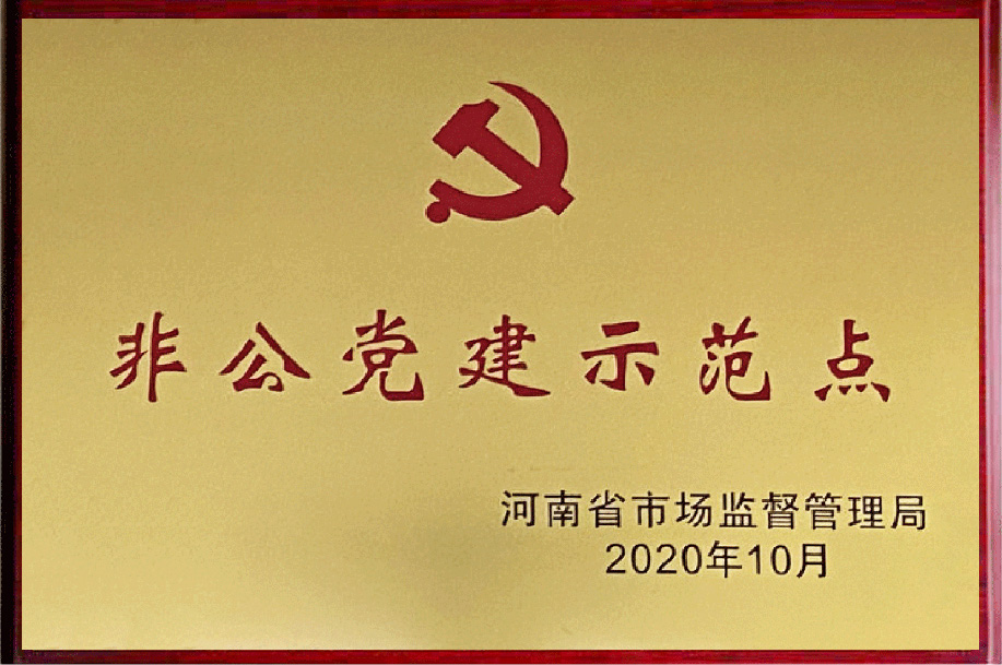 河南省“非公黨建示范點”